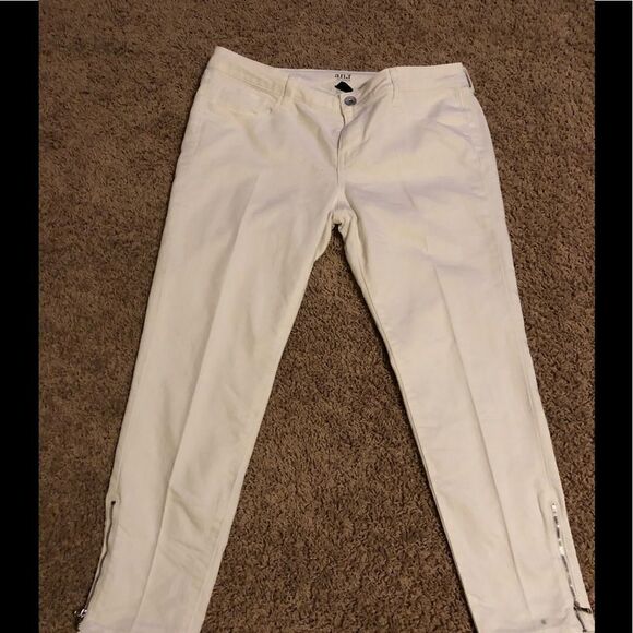 a.n.a white skinny ankle denim sz 14 - Picture 1 of 8